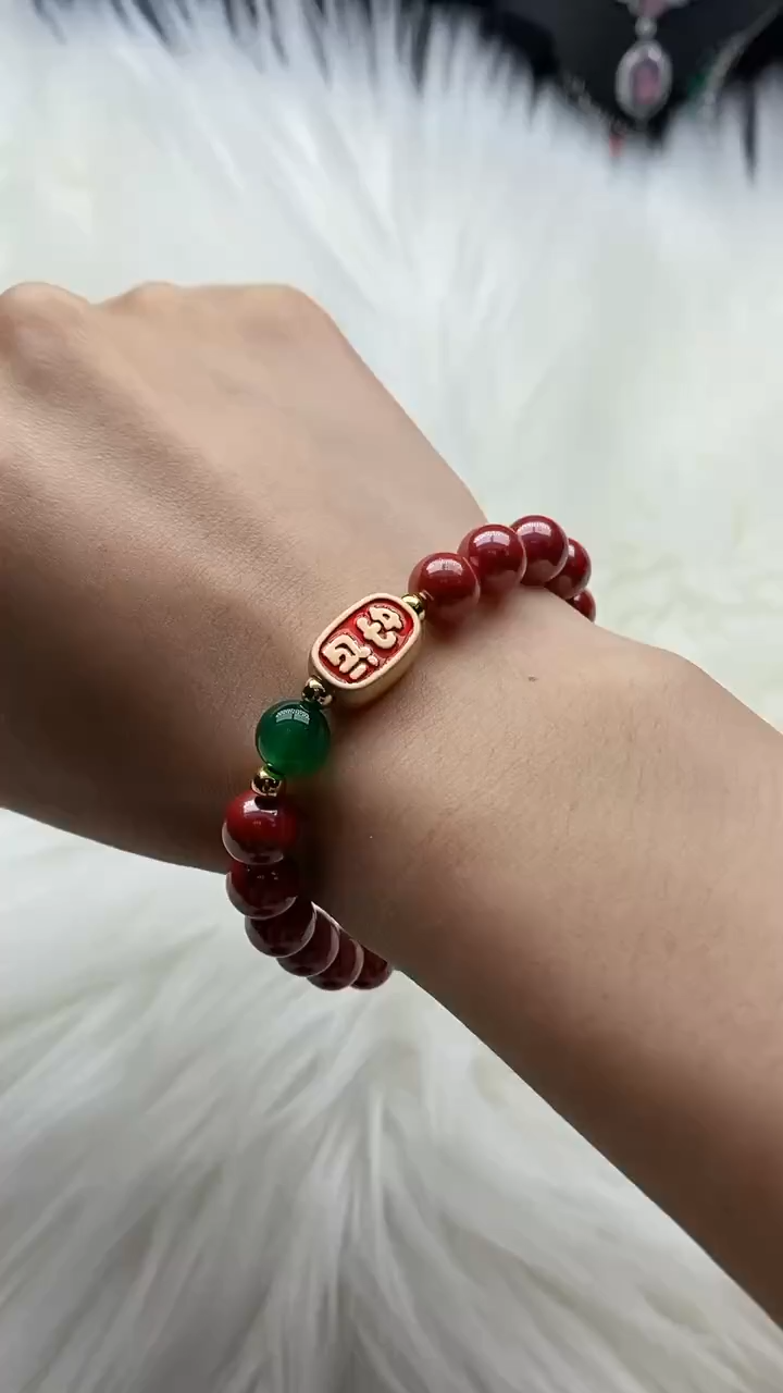 Homearda Feng Shui Bracelet For Women and Man, Natural Cinnabar Charms Bracelets for Good Luck ,Good Sleep And Wealth, Yoga Beads Bracelet, Amuletos De Proteccion Y Buena Suerte, Feng Shui Gifts ,Birthday or Chrismas Holiday Gift for Her, Mom, & Sister